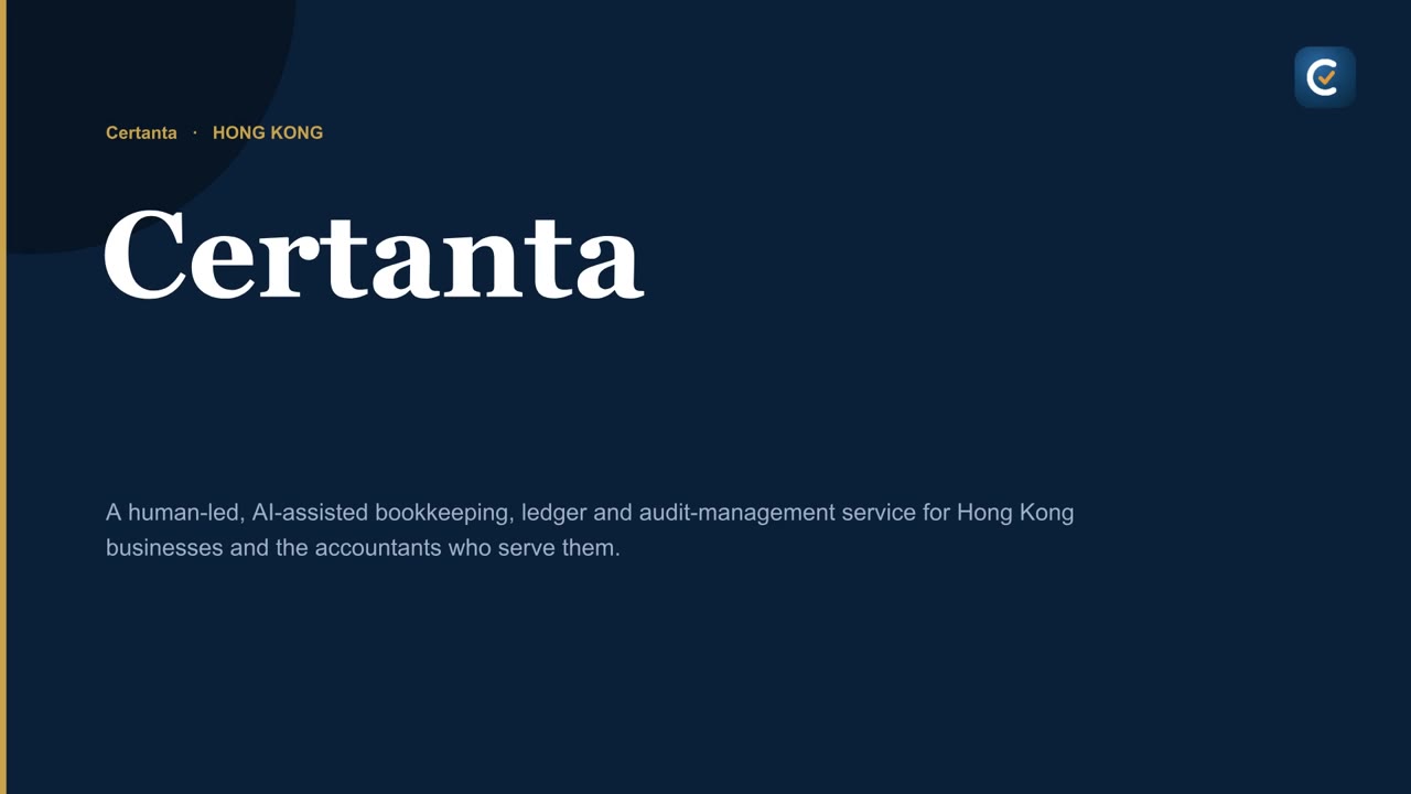 Inside Certanta: Human-Led, AI-Assisted Bookkeeping for Hong Kong (Video)